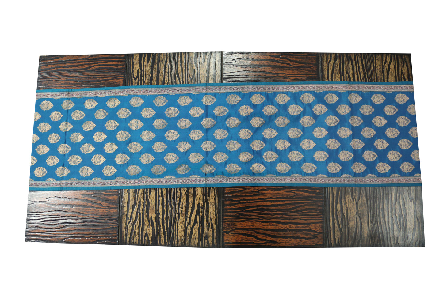 Esra's Banarasi Handcrafted Brocade Silk Table Runner