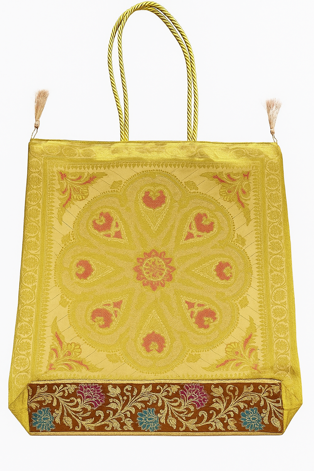 Esra's Banarasi Brocade Silk Shoulder Bag