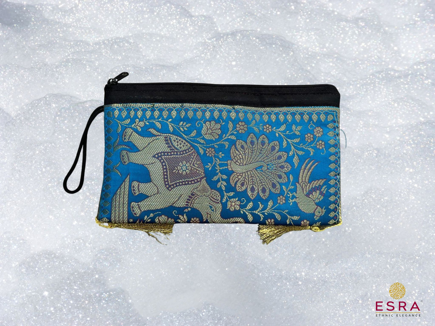 Esra's Banarasi Brocade Silk Money Purse