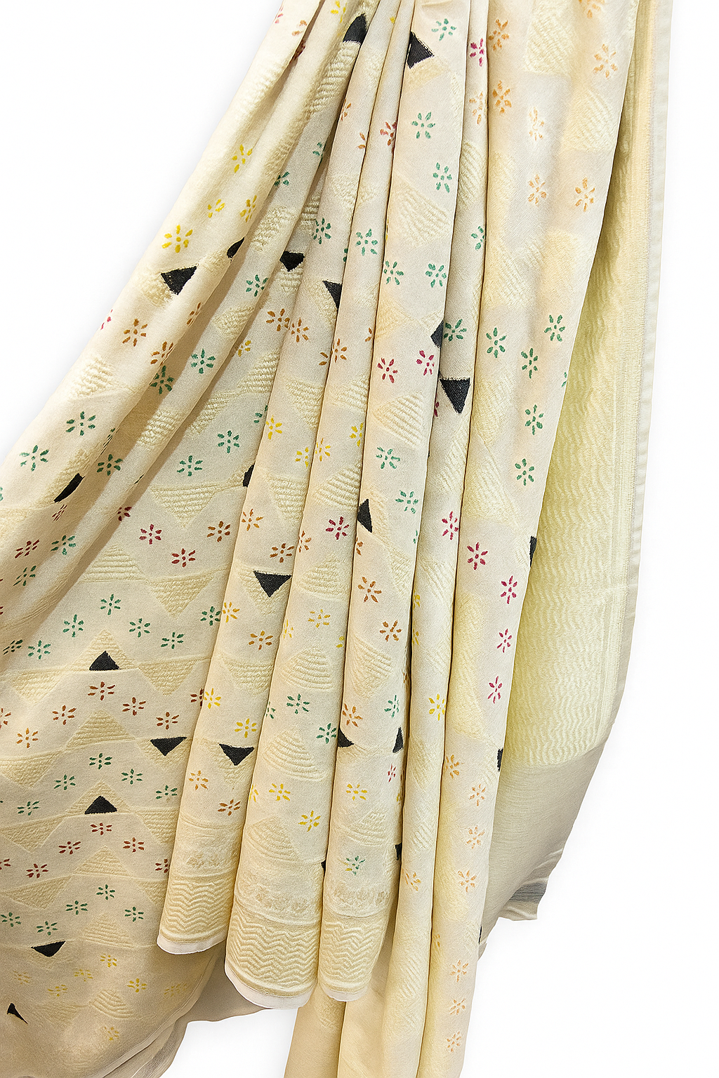 Esra's Handloom/Handwoven Banarasi Semi-Moonga Silk Dupatta