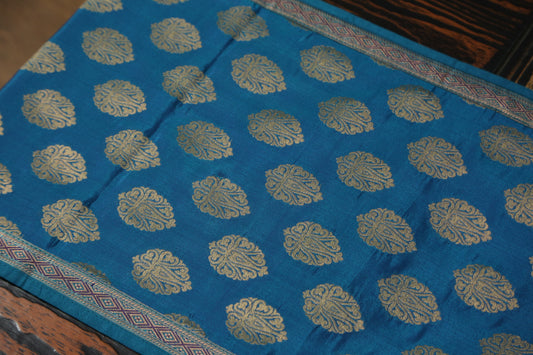 Esra's Banarasi Handcrafted Brocade Silk Table Runner