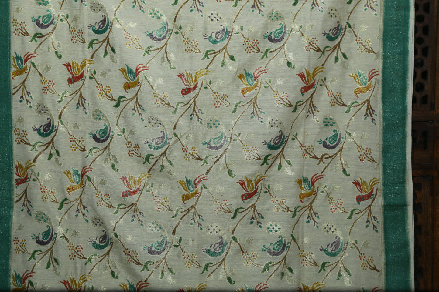 Esra's Handloom Banarasi Semi Moonga Silk Hand Brush Dupatta