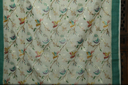Esra's Handloom Banarasi Semi Moonga Silk Hand Brush Dupatta
