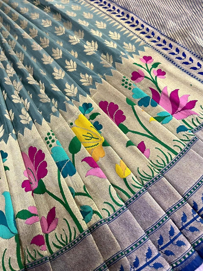 Esra's Banarasi Handloom / Handwoven Banarasi Katan Silk Saree
