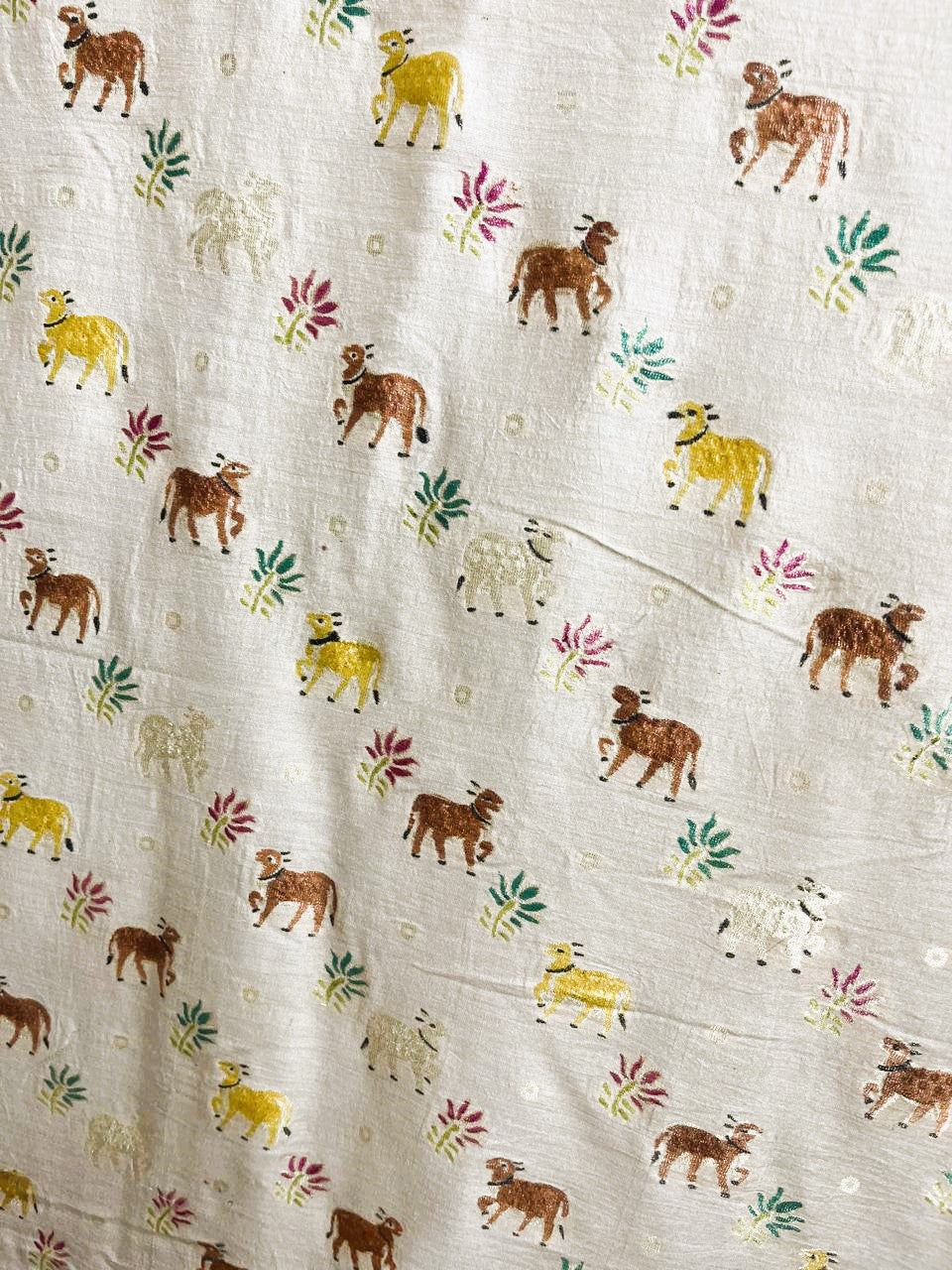 Esra's Handloom/Handwoven Banarasi Semi-Moonga Silk Dupatta