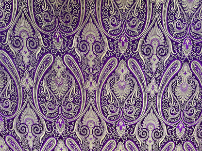 Esra's Handloom/Handwoven Banarasi Brocade Fabric.(Price Per Meter)