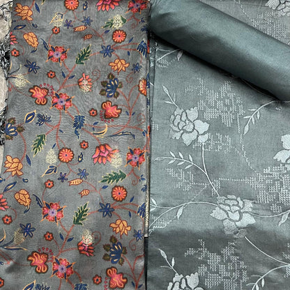 Esra's Handloom / HandWoven Banarasi 3 pc Cotton Silk Suit