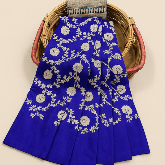 Esra Banarasi Handloom / Handwoven  Katan Silk Kaduwa Saree