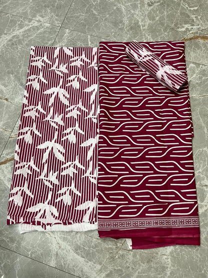 Esra's Cotton 3Pc Suit Fabric