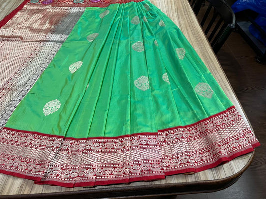 Esra's Banarasi Handloom / Handwoven Kadwa Katan Silk Saree