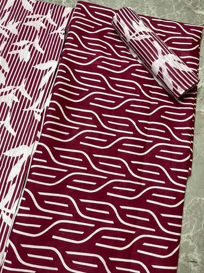 Esra's Cotton 3Pc Suit Fabric