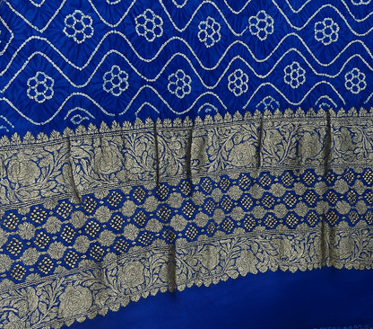 Esra's Banarasi Chiffon Khaddi Dupatta With Zari Work