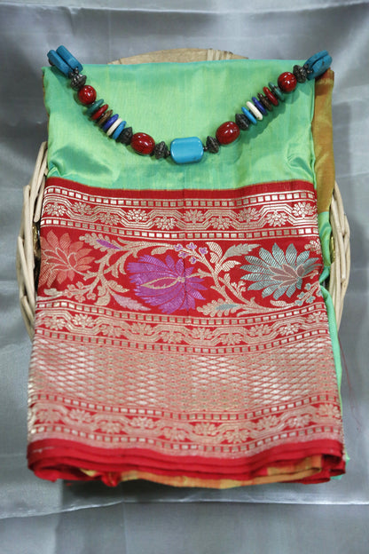 Esra's Banarasi Handloom / Handwoven Kadwa Katan Silk Saree