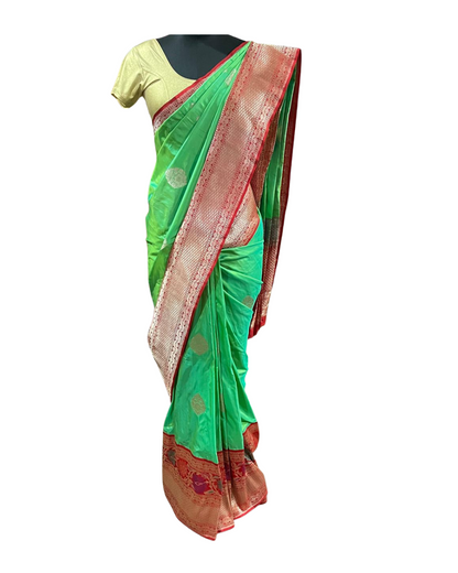 Esra's Banarasi Handloom / Handwoven Kadwa Katan Silk Saree