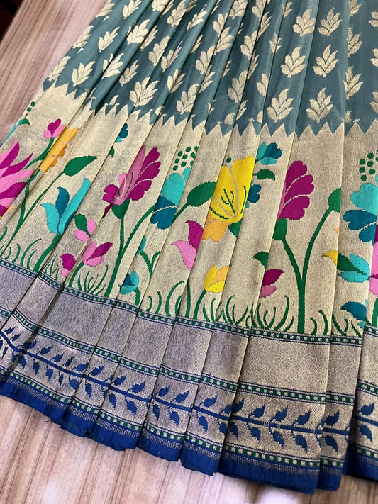 Esra's Banarasi Handloom / Handwoven Banarasi Katan Silk Saree