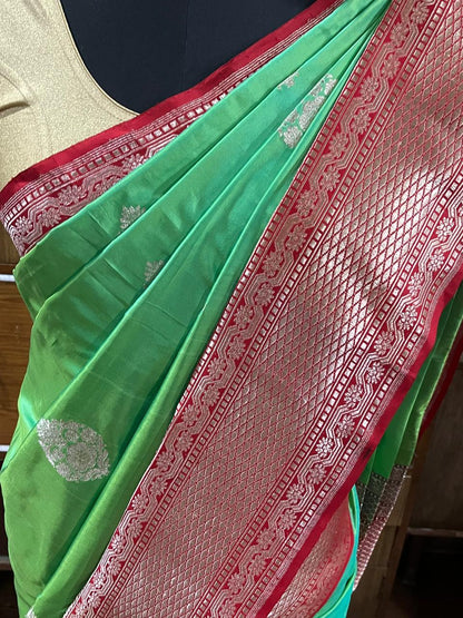 Esra's Banarasi Handloom / Handwoven Kadwa Katan Silk Saree