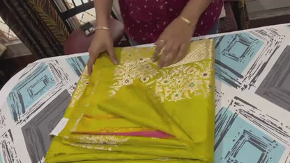 Esra Banarasi Handloom / Handwoven  Katan Silk Saree