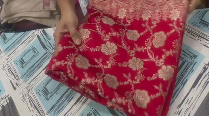 Esra's Handloom/Handwoven Banarasi Katan Silk Saree